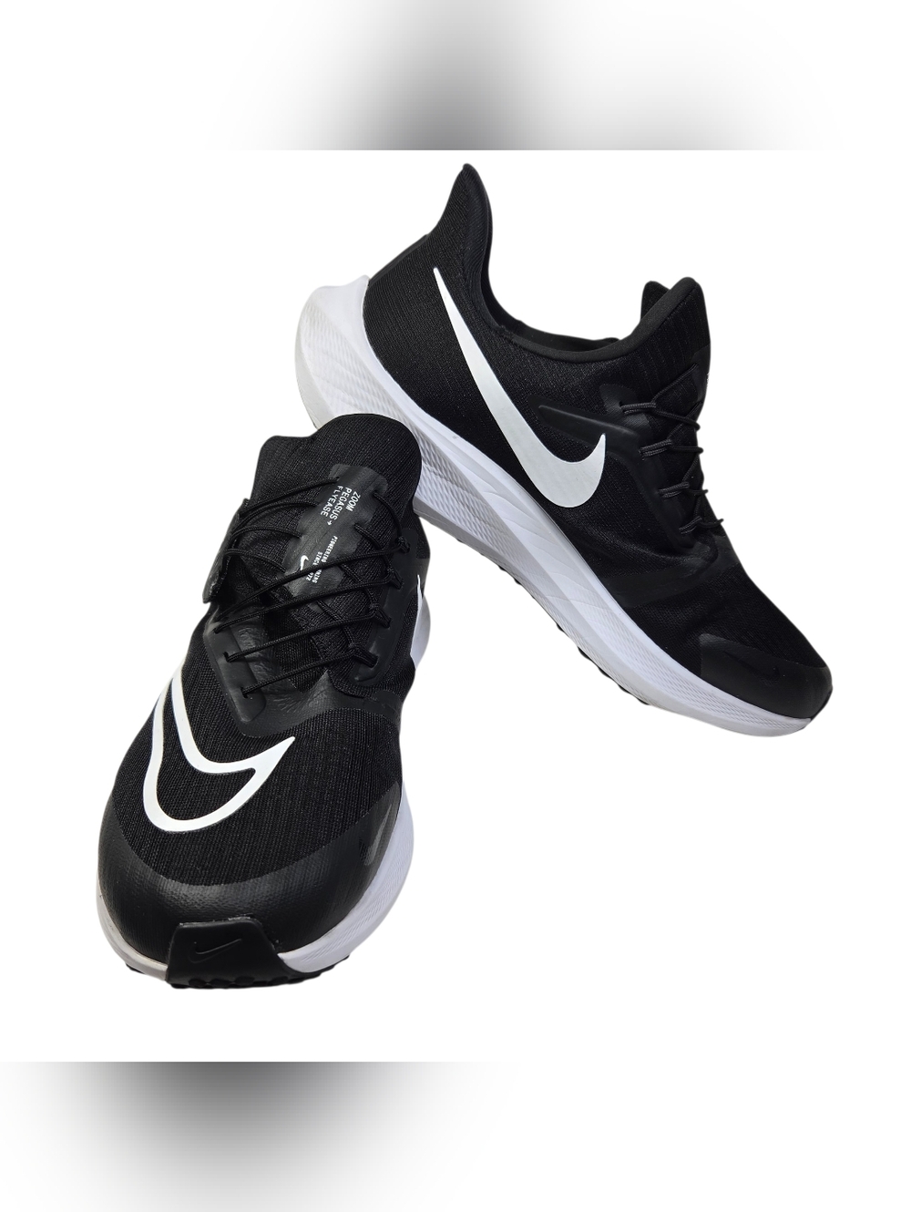 Nike Black and White Men's Athletic Running Shoes